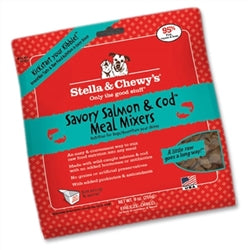 Stella and Chewys Dog Freeze-Dried Salmon and Cod Mixers 8Oz