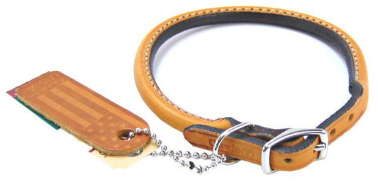 Circle T Leather Round Collar Tan