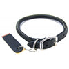 Circle T Pet Leather Round Collar Black