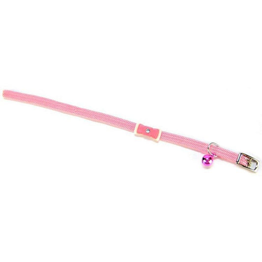 Li'l Pals Collar With Bow - Pink