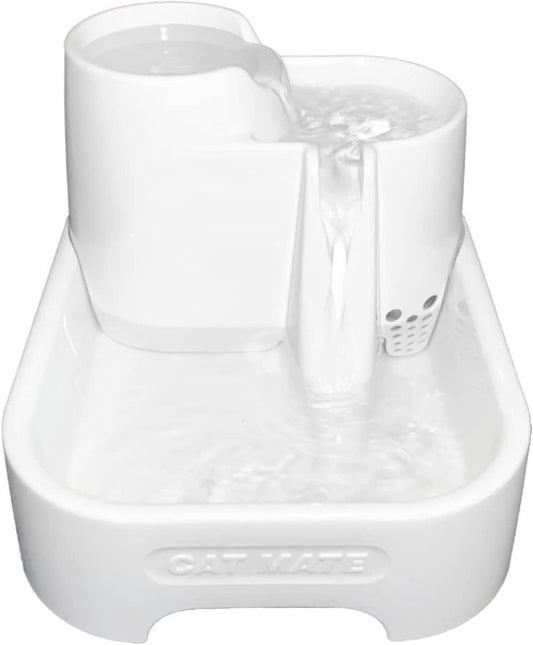 Cat Mate Pet Fountain - White