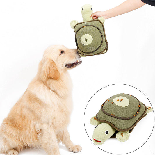 Dog puzzle tortoise plush toy - Super-Petmart