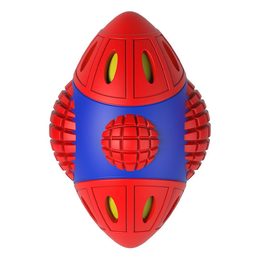 Space Capsule Rubber Puzzle Interactive Dog Toy - Super-Petmart