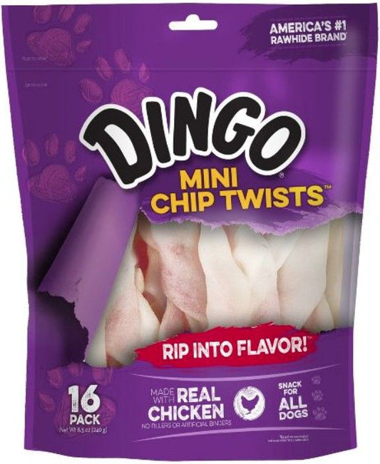 Dingo Chip Twists Meat & Rawhide Chew