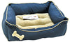 Petmate Plush Rectangular Bone Lounger