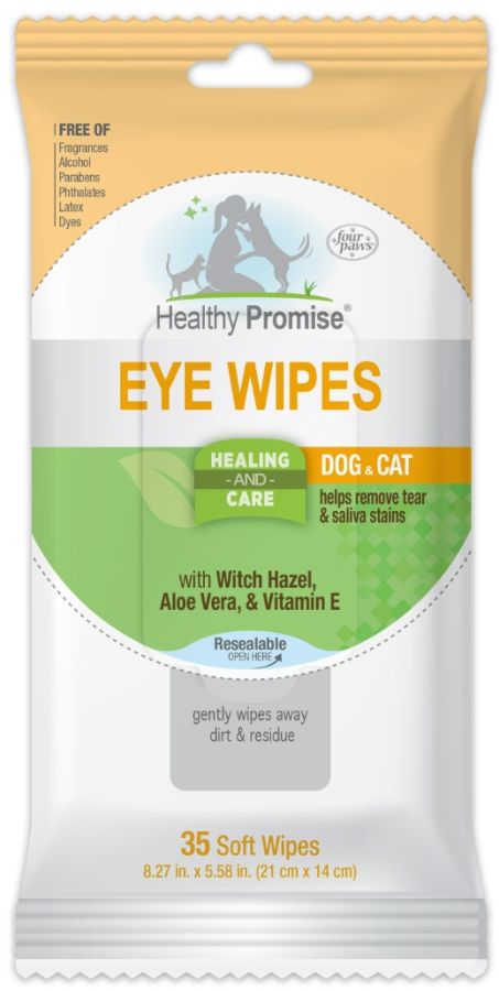 Four Paws Eye Wipes for Dogs & Cats