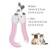 Professional Pet Nail Clipper with Safety Guard Stainless Steel Scissors Cat Dog for Claw Care Grooming Supplies Size Fits All