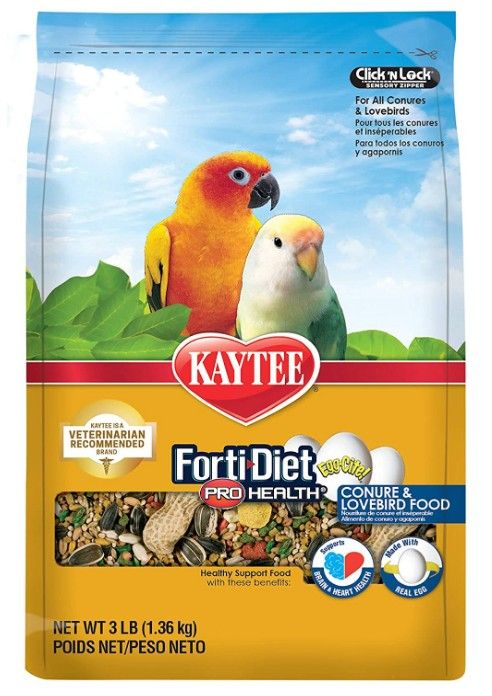 Kaytee Forti-Diet Pro Health Egg-Cite! Conure Food