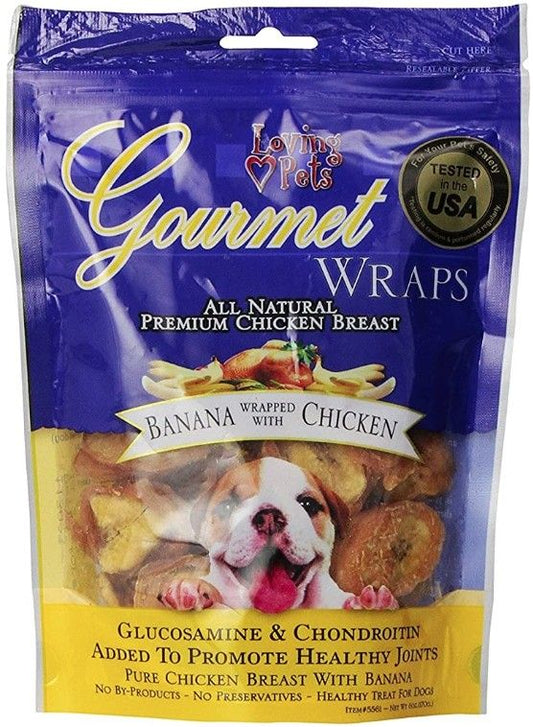 Loving Pets Gourmet Banana & Chicken Wraps