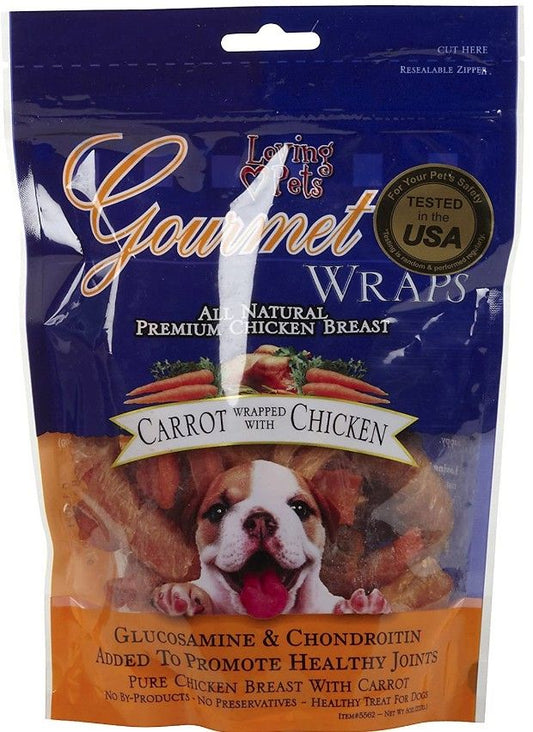 Loving Pets Gourmet Carrot & Chicken Wraps