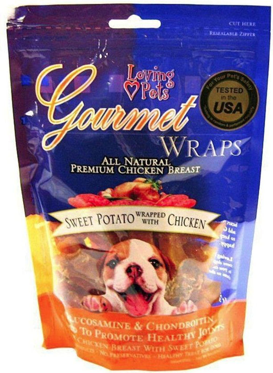 Loving Pets Gourmet Sweet Potato & Chicken Wraps