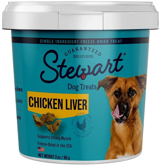 Stewart Pro-Treat 100% Freeze Dried Chicken Liver for Dogs