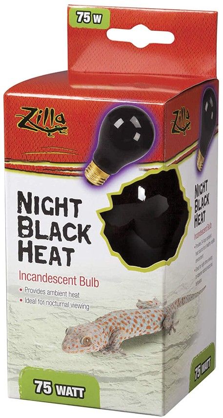 Zilla Night Time Black Light Incandescent Heat Bulb