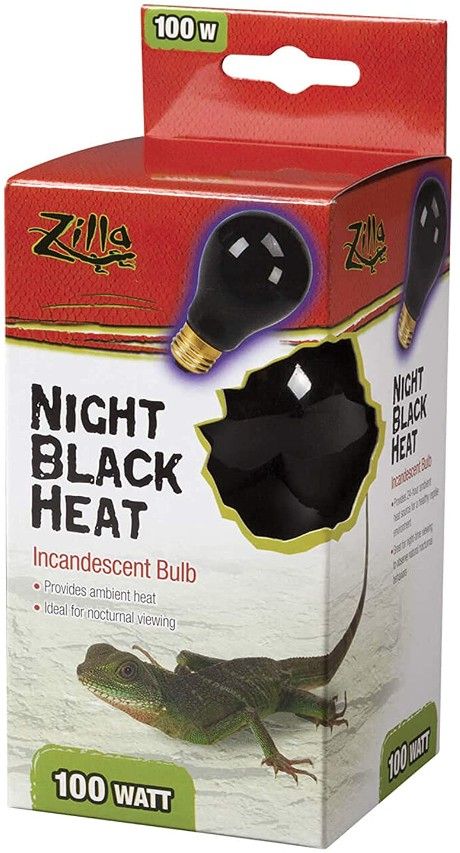 Zilla Night Time Black Light Incandescent Heat Bulb