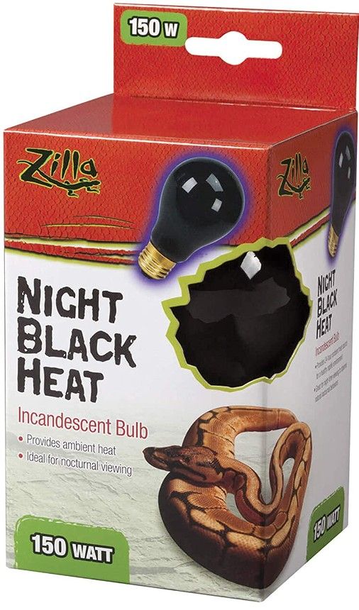 Zilla Night Time Black Light Incandescent Heat Bulb