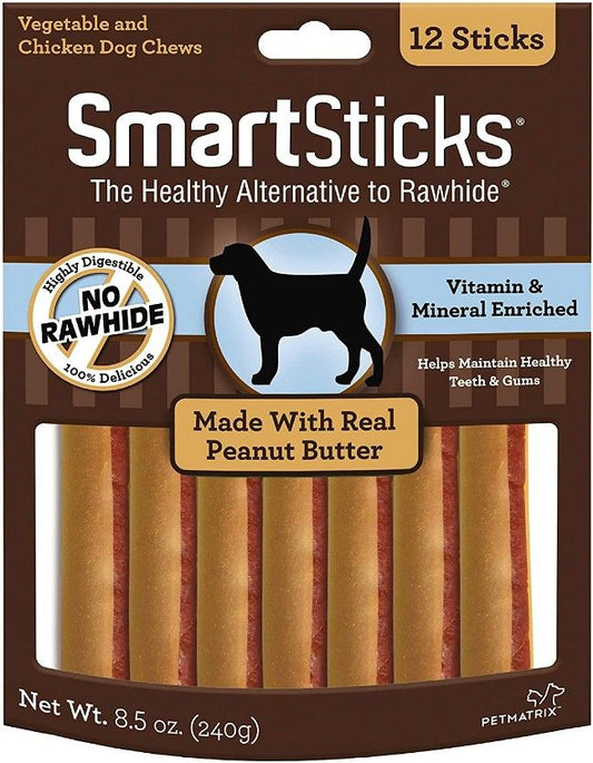 SmartBones SmartSticks Peanut Butter Flavor