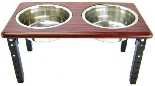 Spot Posture Pro Double Diner - Stainless Steel & Cherry Wood