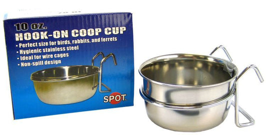 Spot Stainless Steel Hook-On Coop Cup