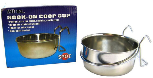 Spot Stainless Steel Hook-On Coop Cup