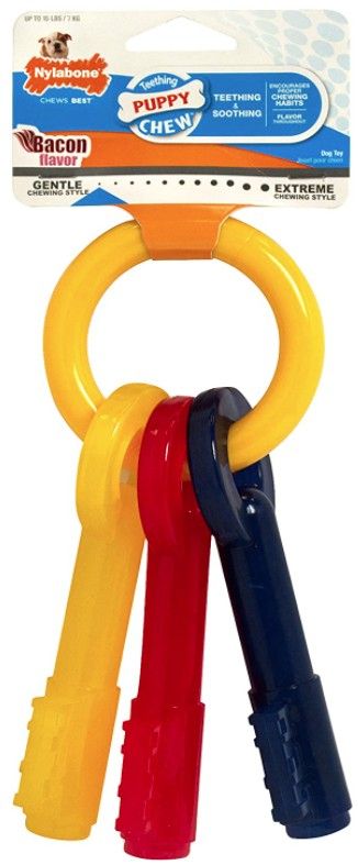 Nylabone Puppy Chew Teething Keys Chew Toy