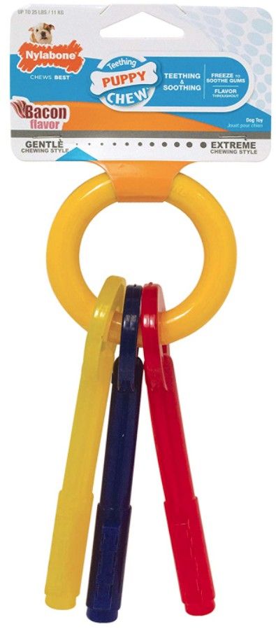 Nylabone Puppy Chew Teething Keys Chew Toy