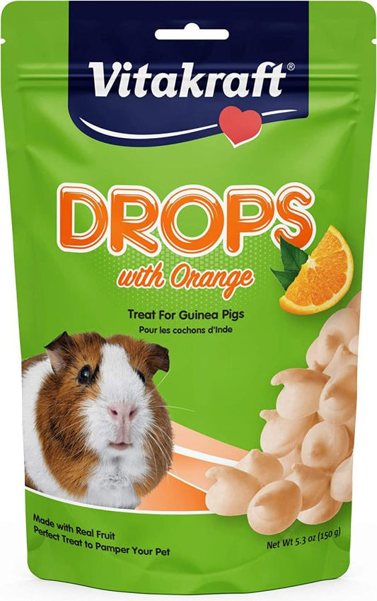 Vitakraft Drops with Orange for Pet Guinea Pigs