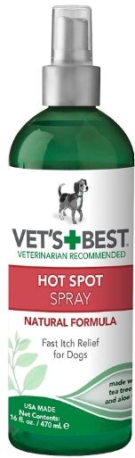 Vets Best Hot Spot Itch Relief Spray for Dogs