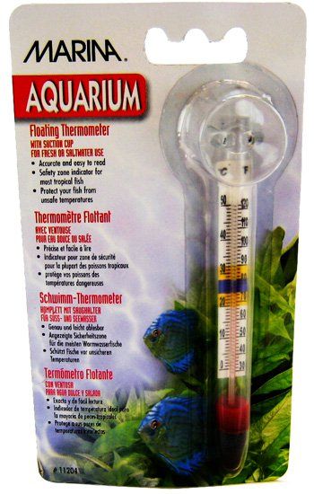 Marina Floating Thermometer with Suction Cup