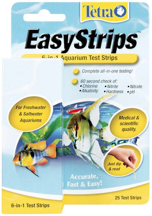 Tetra EasyStrips 6 in 1 Ammonia Aquarium Test Strips