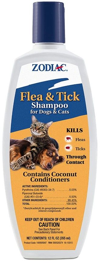 Zodiac Flea & Tick Shampoo For Dogs & Cats