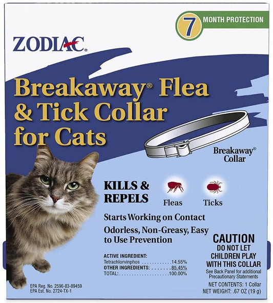 Zodiac Breakaway Flea & Tick Collar for Cats