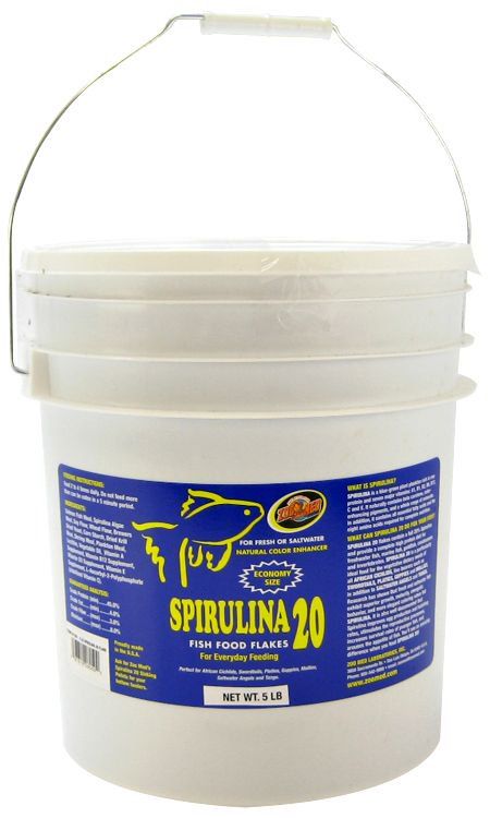 Zoo Med Spirulina 20 Flakes Fish Food