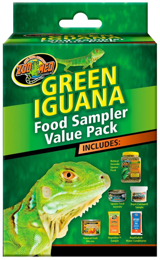 Zoo Med Green Iguana Foods Sampler Value Pack