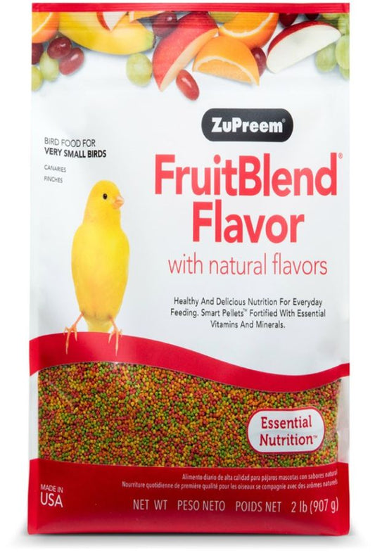 ZuPreem FruitBlend Flavor Bird Food for Very Small Birds