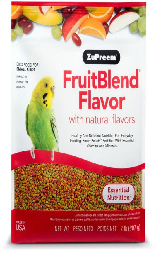 ZuPreem FruitBlend Premium Daily Bird Food - Small Birds