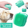 Pet Dog Massage Shampoo Brush Cat Comb Grooming Scrubber Brush for Bathing Short Hair Soft Silicone Rubber Brushes Accessories