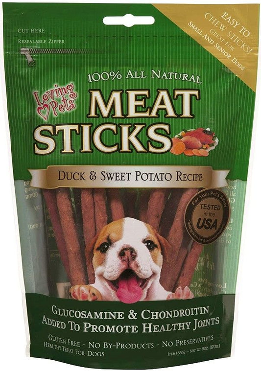 Loving Pets Meat Sticks Dog Treats - Duck & Sweet Potato