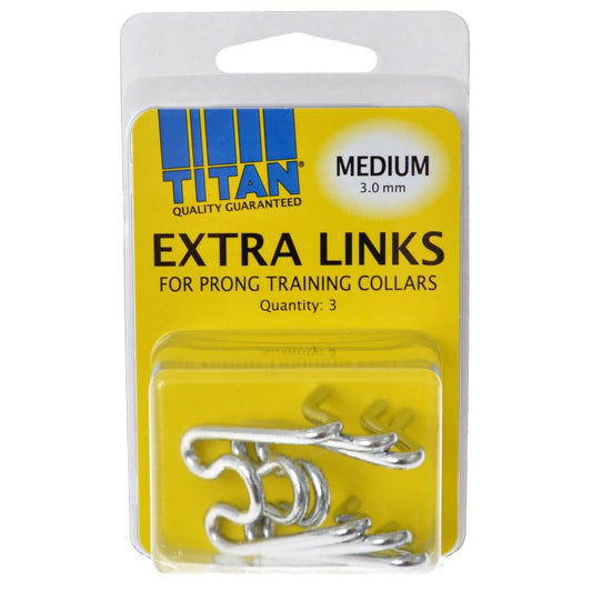 Medium - 6 count Titan Extra Links for Prong Training Collars