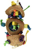 Penn Plax Natural Coconut Bird Kabob with Wood & Sisal