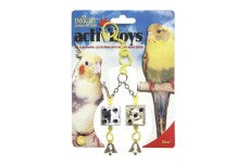 JW Pet ActiviToy Dice Bird Toy Multi-Color Small Medium