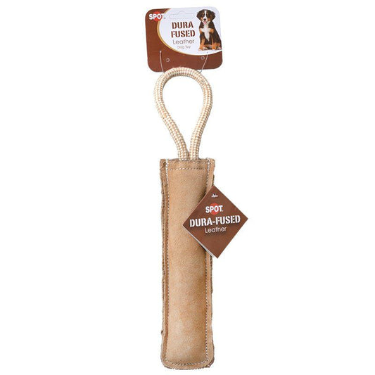 Spot Dura-Fused Leather Retriever Stick Dog Toy