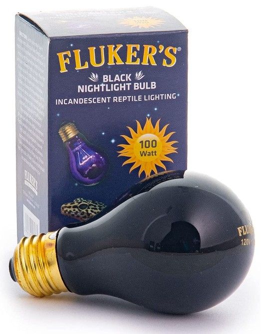 Flukers Black Nightlight Incandescent Bulb