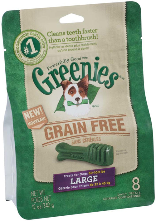 Greenies Grain-Free Dog Dental Treat 12 oz 8 Count Large