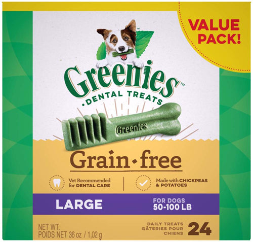 Greenies Grain-Free Dog Dental Treat 36 oz 24 Count Large