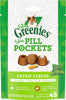 Greenies Feline Pill Pockets Cat Treats Catnip; 1ea-1.6 oz