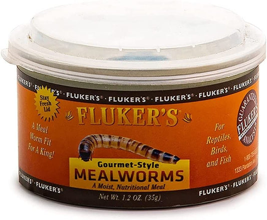 Flukers Gourmet Style Canned Mealworms