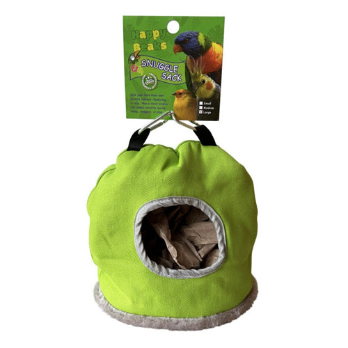 A & E Cages Happy Beaks Snuggle Sack Bird Hut
Assorted, 1ea/LG