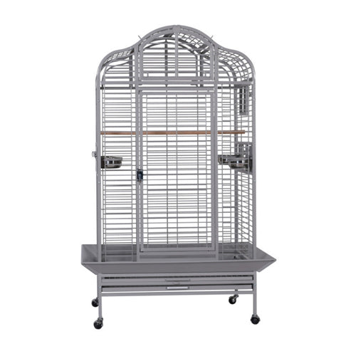 A & E Cages Majestic Parrot Cage Platinum, 1ea/LG, 36In X 28In X 68 in