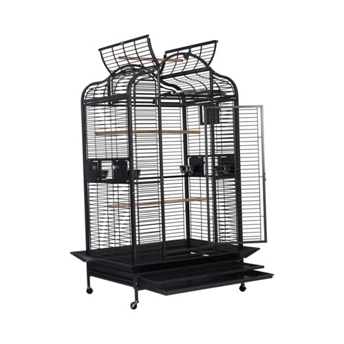 A & E Cages Majestic Parrot Cage Black, 1ea/XL, 40In X 30In X 75 in