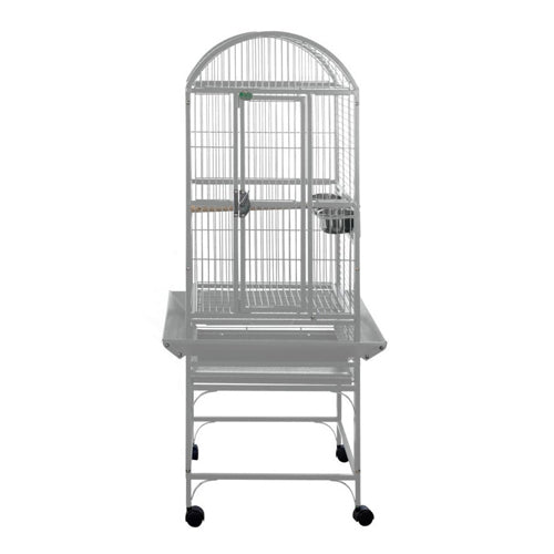 A and E Cages Dome Top Bird Cage Platinum 1ea-18In X 18 in